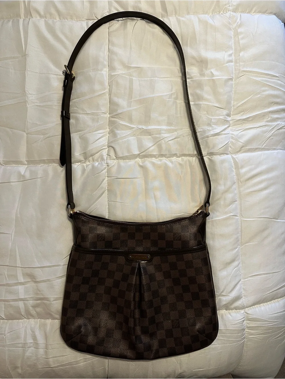Louis Vuitton Damier Ebene Bloomsbury PM Crossbody Bag